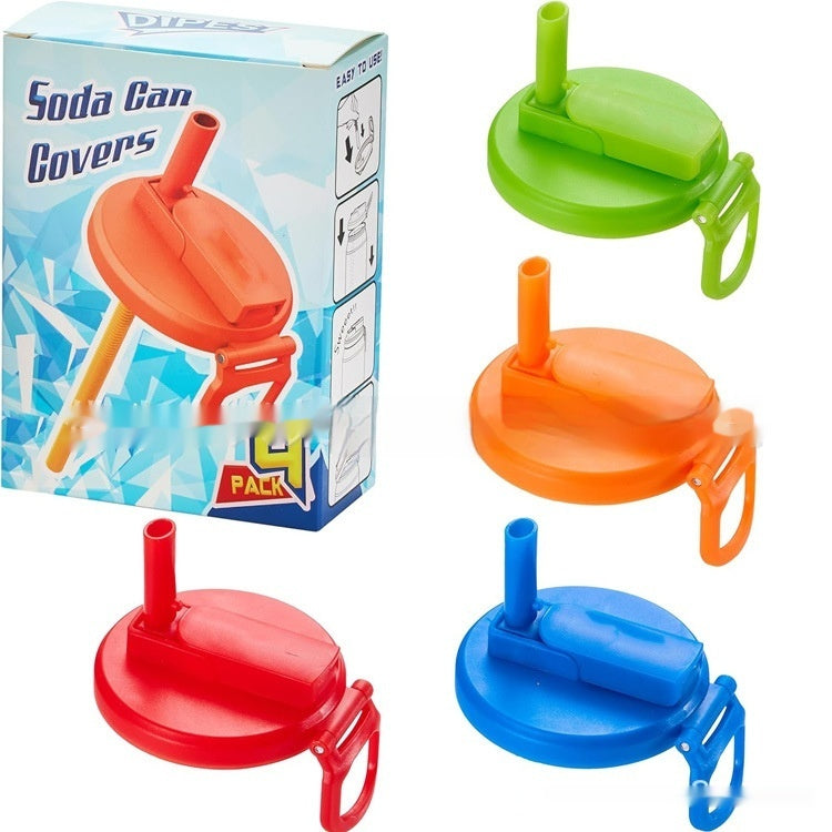 Reusable Soda Can Lid with Straw (photo 8)