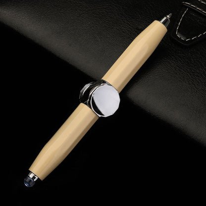 LED Spinning Top Metal Ballpoint Pen (photo 13)