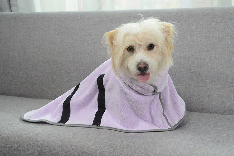Microfiber Pet Bathrobe Towel (photo 17)