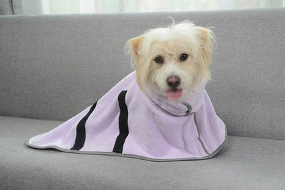 Microfiber Pet Bathrobe Towel (photo 17)