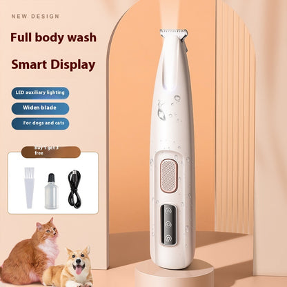 Cordless Dog Paw Trimmer with LED Light and Display (photo 5)
