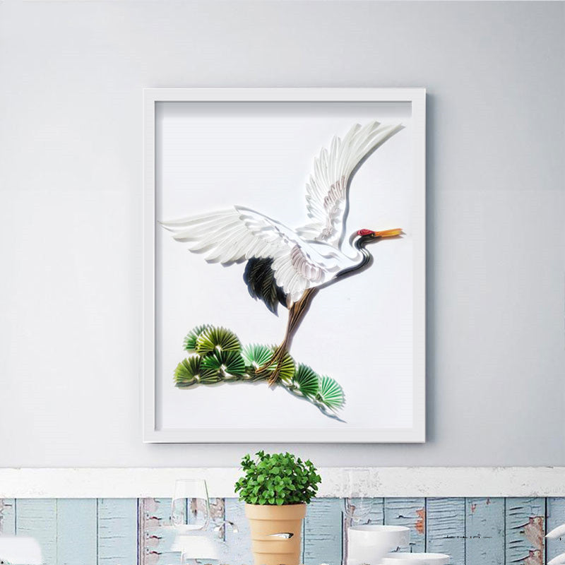 Paper Quilling Art Kit, 40 x 50 cm, Animal and Bird Designs (photo 5)