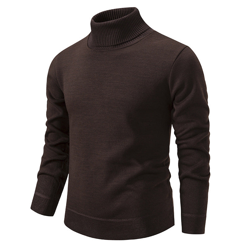 Men's Fleece-Lined Turtleneck Sweater (photo 7)