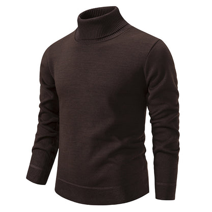Men's Fleece-Lined Turtleneck Sweater (photo 7)