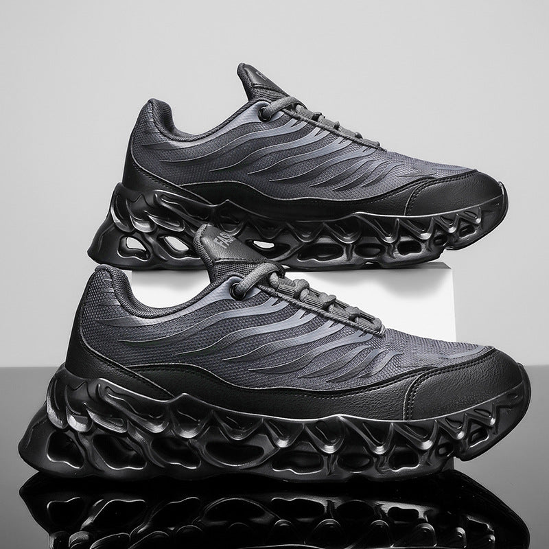 Men's Chunky Sole Lace-Up Sneakers (photo 8)
