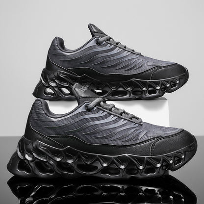 Men's Chunky Sole Lace-Up Sneakers (photo 8)
