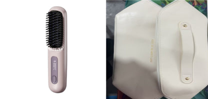 2-in-1 Cordless Hair Straightener Brush, USB Rechargeable (photo 44)
