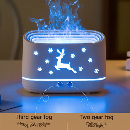 Reindeer Flame Effect Humidifier and Aroma Diffuser, USB (photo 8)