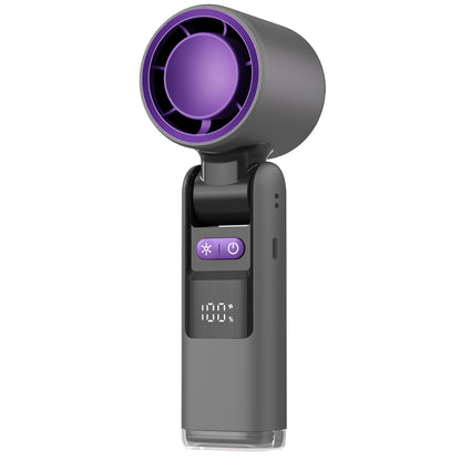 Mini Turbo Handheld Fan with Digital Display, 4000 mAh (photo 18)