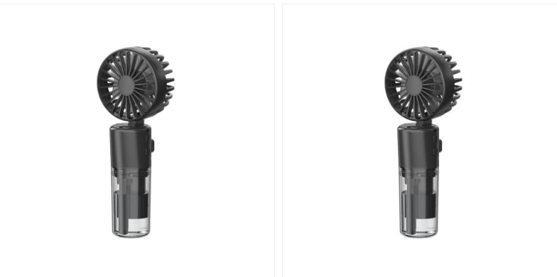 Handheld Mist Spray Fan, 4 Speeds, USB Rechargeable (photo 20)