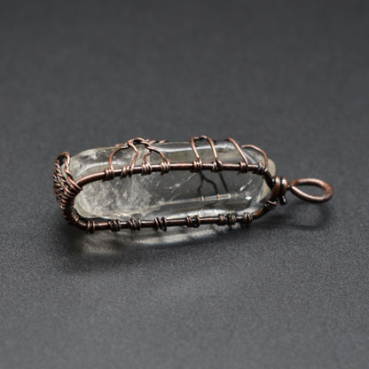Stone Crystal Point Pendant Necklace (photo 4)
