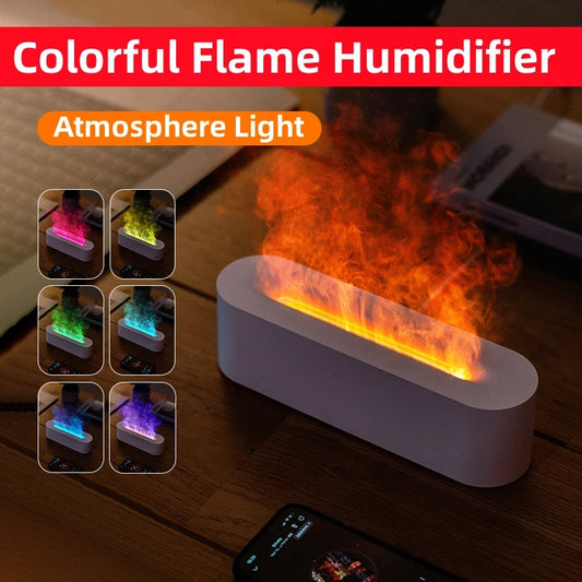 Flame Effect Aroma Diffuser and Essential Oils