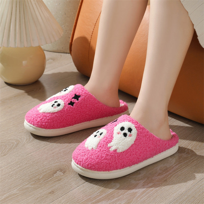 Halloween Ghost Plush Slippers (photo 5)