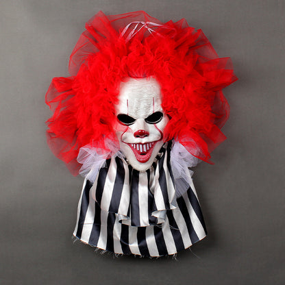 Halloween Horror Clown Door Wreath (photo 4)