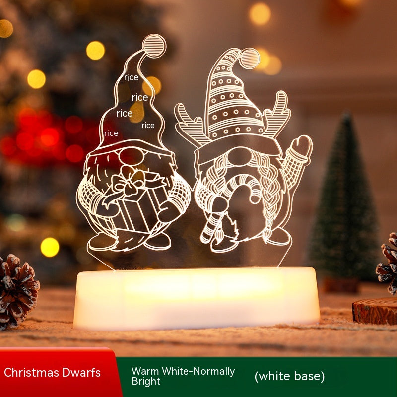Christmas 3D Acrylic LED Night Light (photo 9)