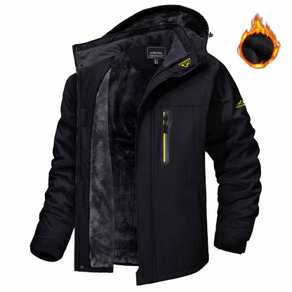 Men's Fleece-Lined Hooded Parka Jacket (photo 11)