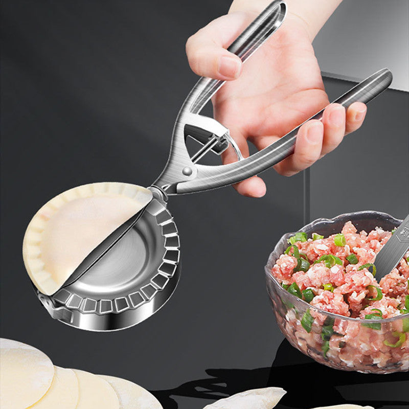 Stainless Steel Dumpling Mold and Wrapper Cutter (photo 4)