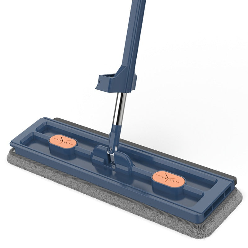 Large 360° Rotating Flat Mop with Stainless Steel Handle (photo 3)