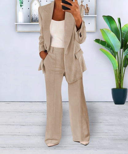Women's Blazer and Pants Two-Piece Set (photo 4)