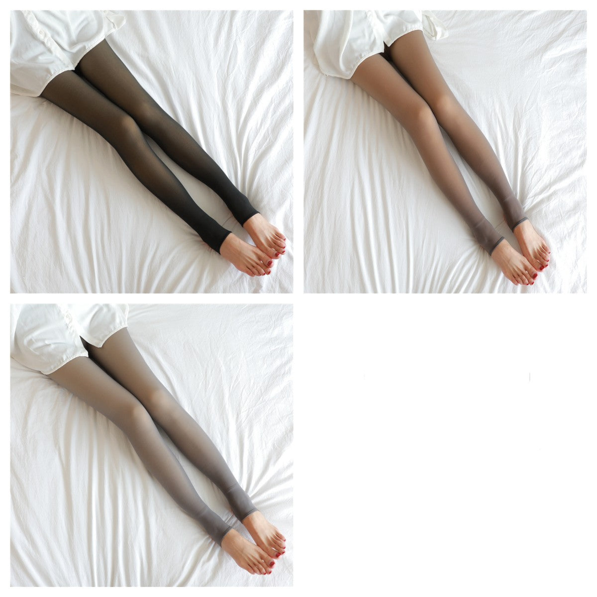 Women's Fleece-Lined Sheer-Look Tights (photo 30)