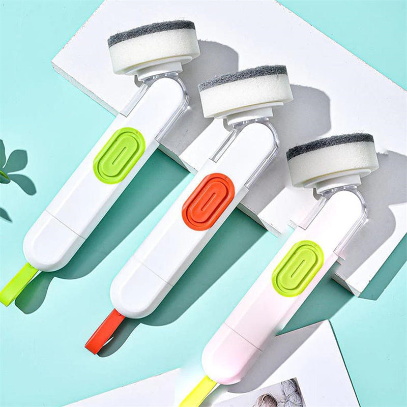 Soap-Dispensing Long-Handle Dish Brush (photo 6)
