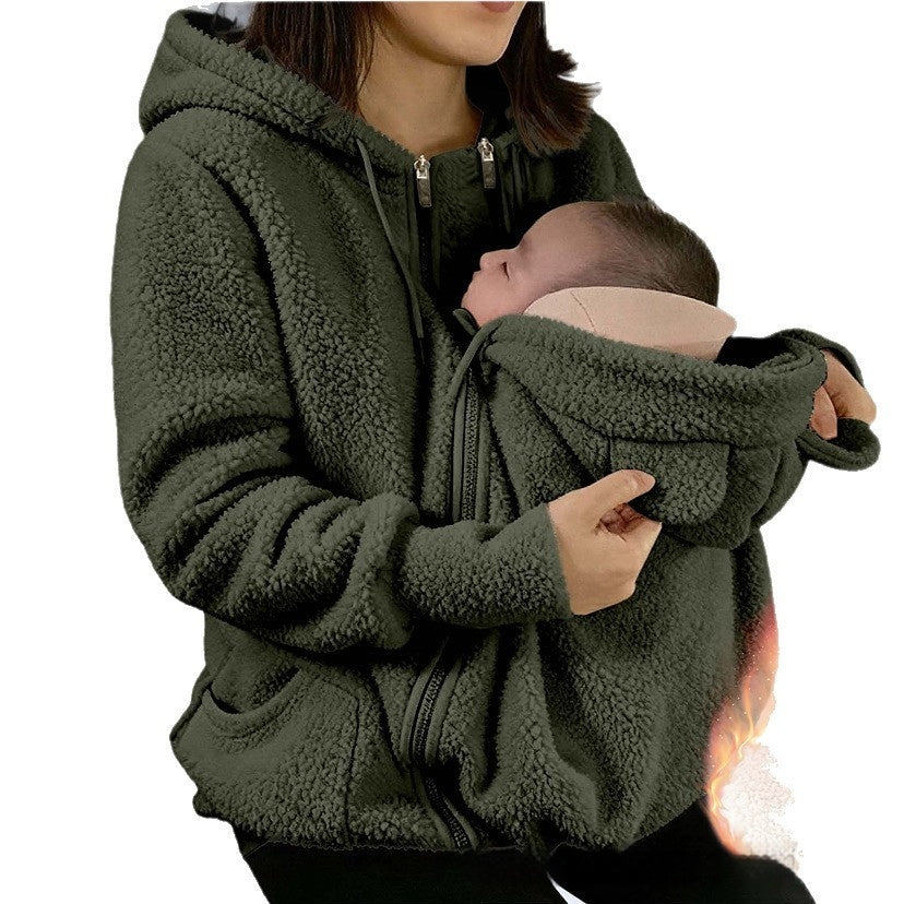 Women's Thick Hooded Zip-Up Jacket (photo 14)