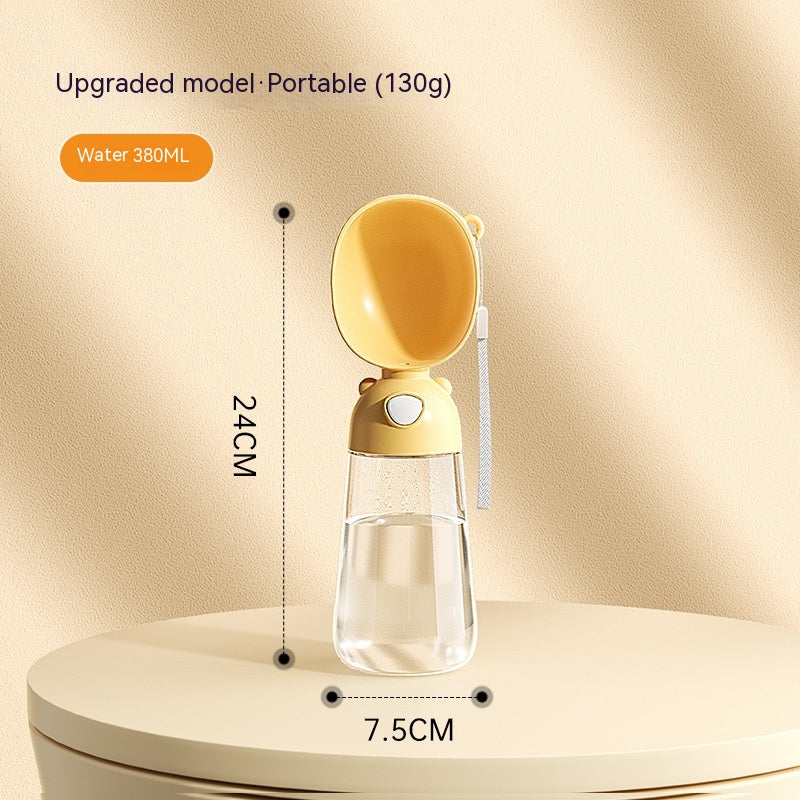 Portable Pet Water Bottle with Food Container (photo 6)