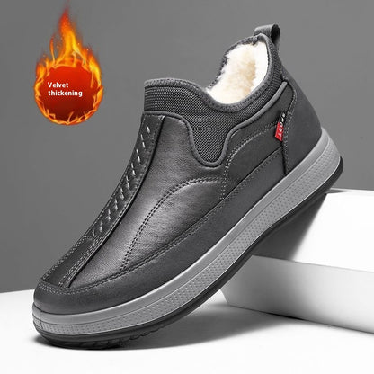 Men's Fleece-Lined Platform Snow Ankle Boots (photo 7)