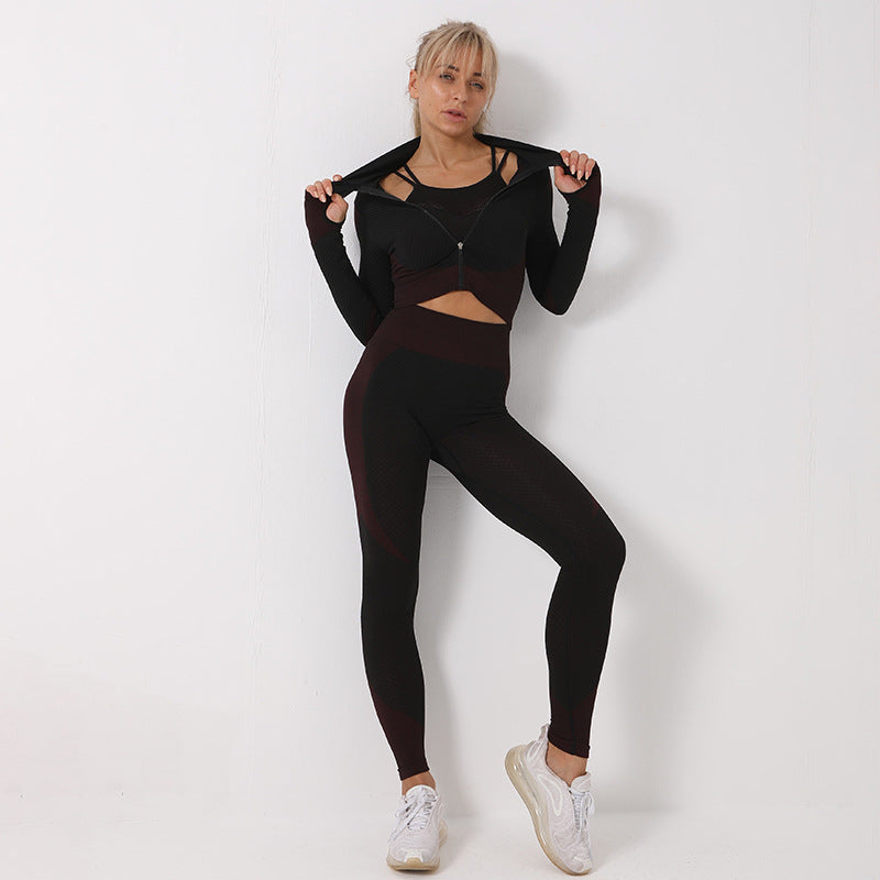 Women's 3-Piece Seamless Yoga Set (photo 13)