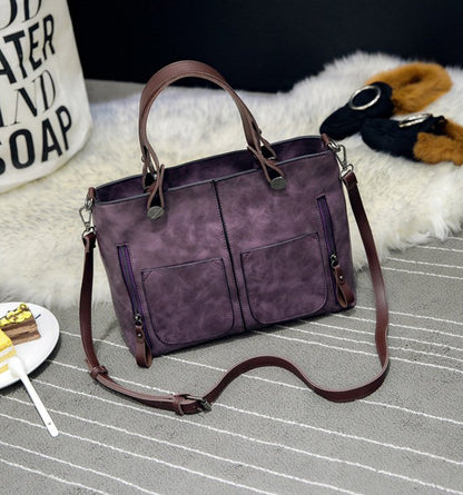 Women's Retro Large Crossbody Shoulder Bag (photo 2)