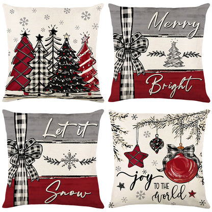 Christmas Throw Pillow Cover, 45 x 45 cm (photo 2)