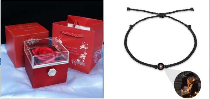 Rotating Soap Rose Jewelry Gift Box (photo 14)