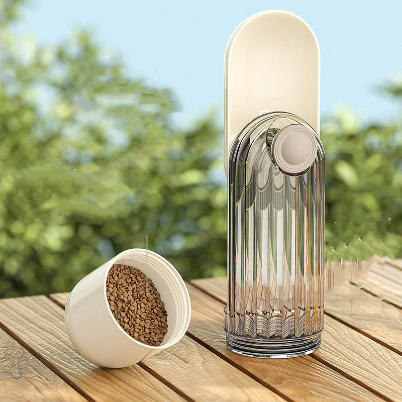 2-in-1 Portable Pet Water Cup with Food Container (photo 5)