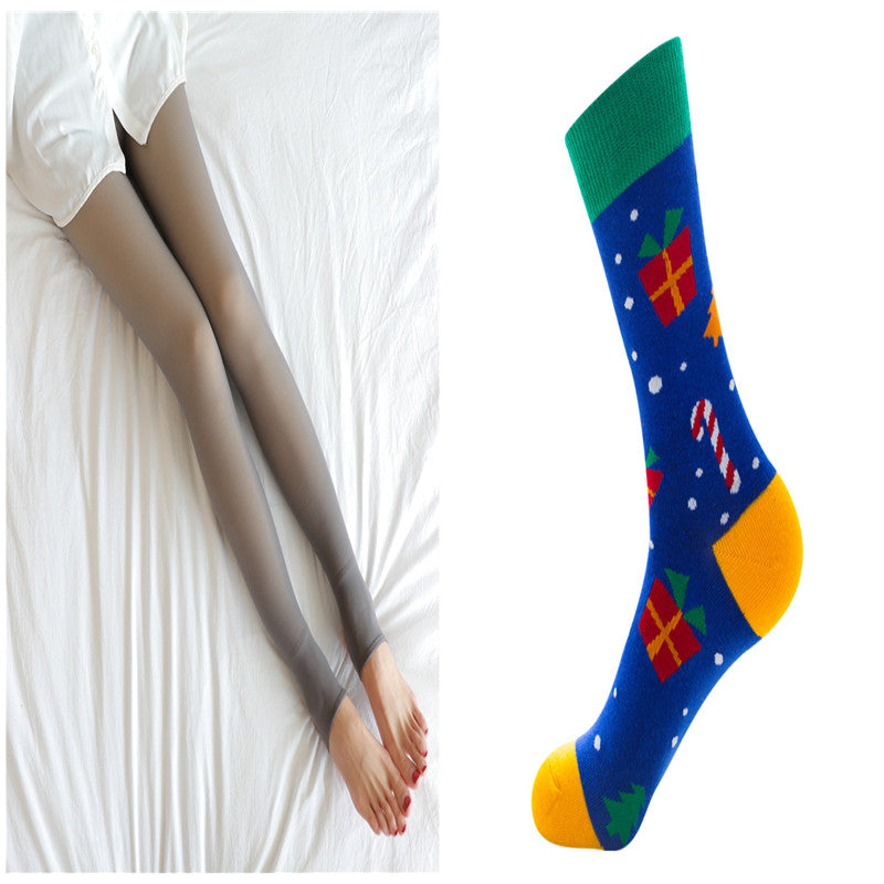 Women's Fleece-Lined Sheer-Look Tights (photo 41)