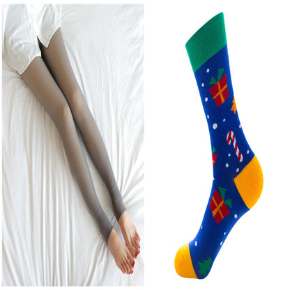 Women's Fleece-Lined Sheer-Look Tights (photo 41)
