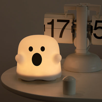Silicone Face Night Light with Tap Control (photo 3)