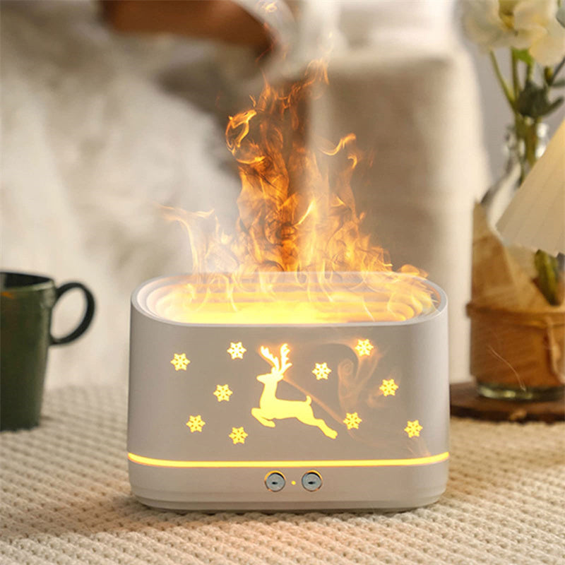 Reindeer Flame Effect Humidifier and Aroma Diffuser, USB (photo 4)