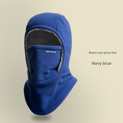 Fleece Hooded Scarf and Face Cover Hat (photo 5)