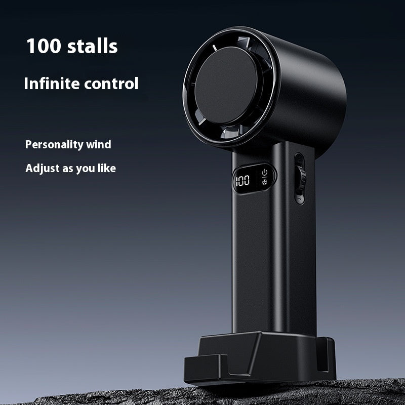 Handheld Turbo Fan, 4800 mAh, USB Rechargeable (photo 3)