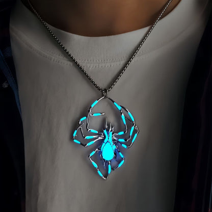 Glow-in-the-Dark Spider Pendant Necklace (photo 2)