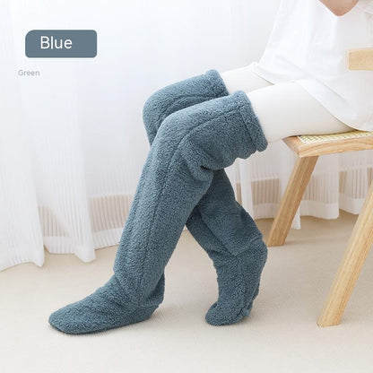 Over-the-Knee Fuzzy Long Socks (photo 6)