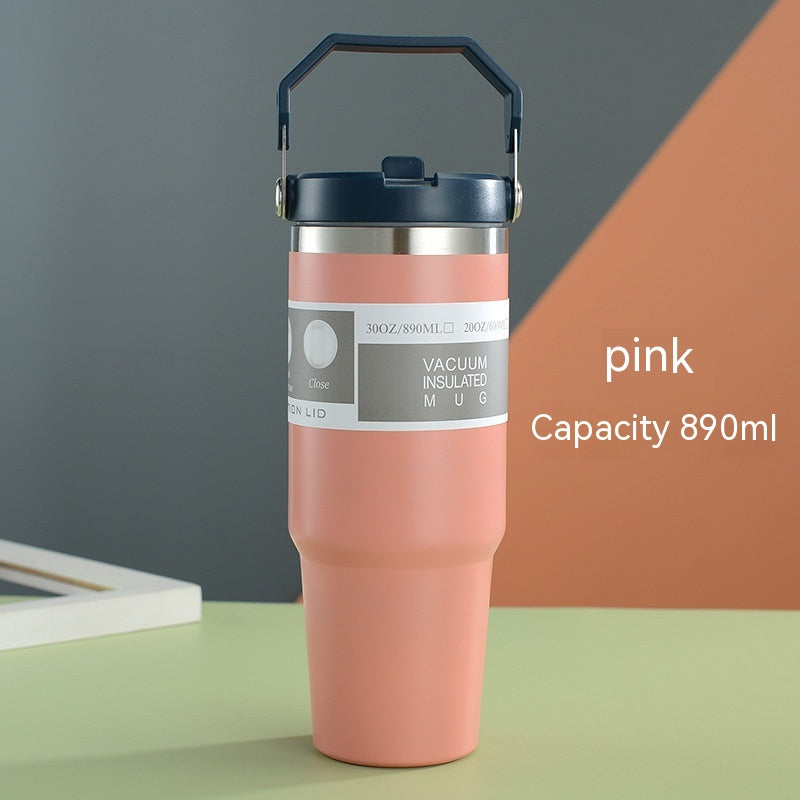 30 oz Insulated Stainless Steel Tumbler with Handle (photo 26)