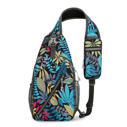 Men's Oxford Cloth Crossbody Chest Bag (photo 7)