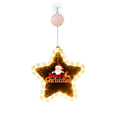 Christmas LED Star Window Hanging Light (photo 6)