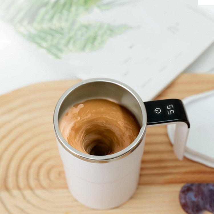 USB Rechargeable Self-Stirring Mug with Temperature Display (photo 4)