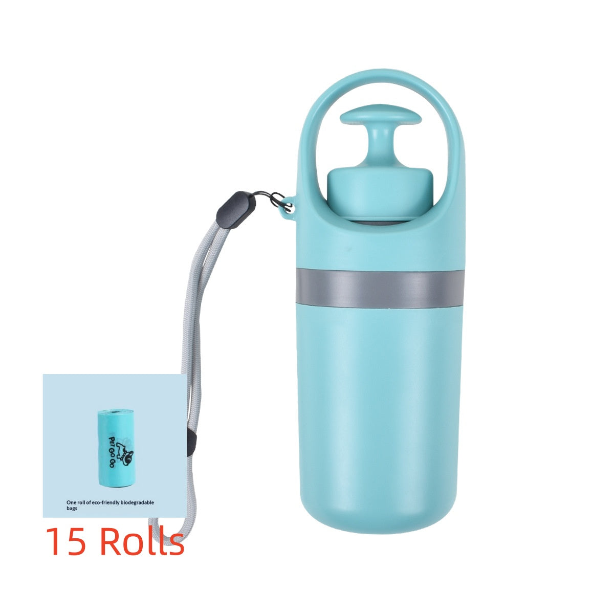 Dog Poop Scooper with Built-In Bag Dispenser (photo 25)