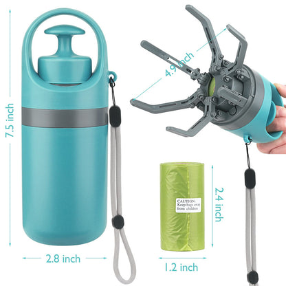 Dog Poop Scooper with Built-In Bag Dispenser (photo 8)