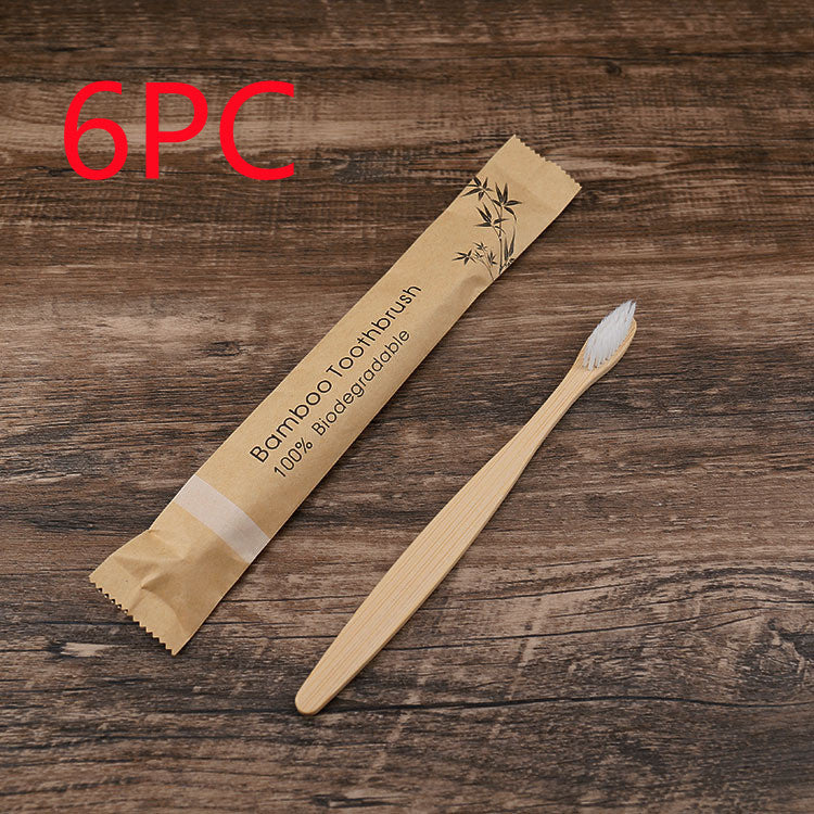 Bamboo Toothbrushes with Soft Bristles (photo 14)