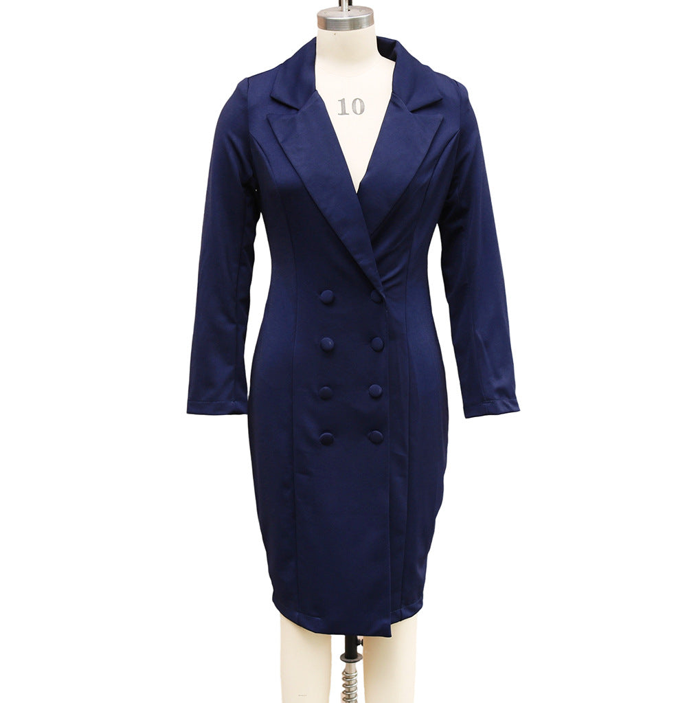 Women's Double-Breasted Blazer Dress (photo 9)