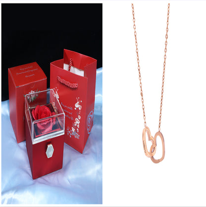 Rotating Soap Rose Jewelry Gift Box (photo 29)